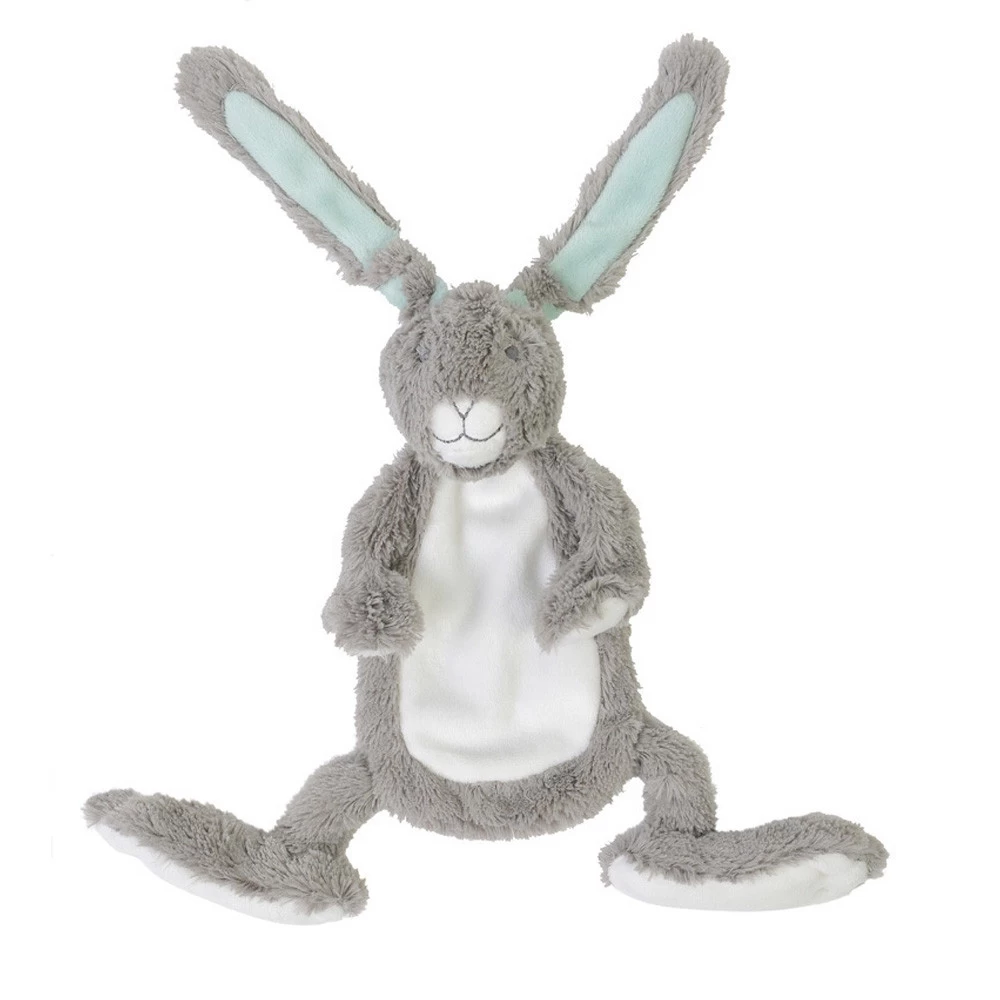 Happy Horse Grey Rabbit Twine Knuffeldoekje (20 Cm) 3 Happy Horse Grey Rabbit Twine Knuffeldoekje (20 Cm)