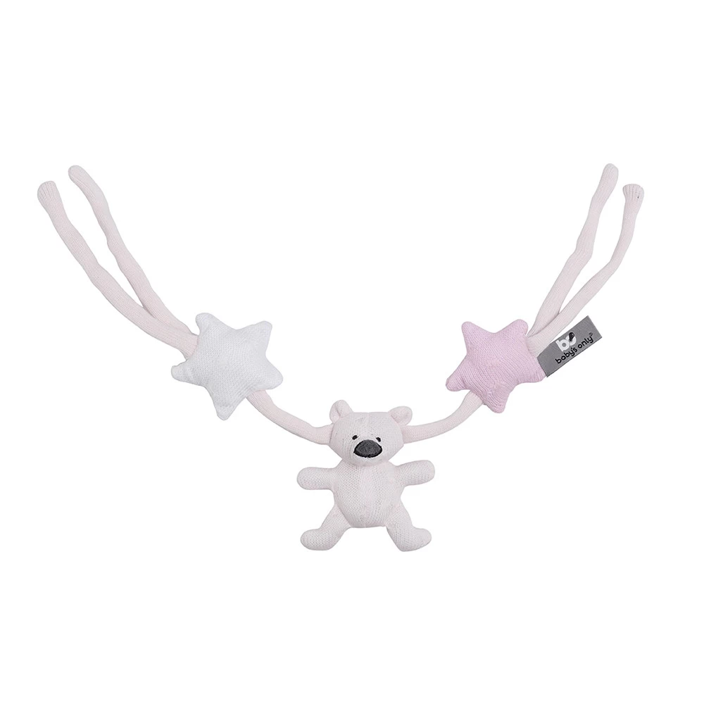 Baby's Only Wagenspanner Classic Roze/Baby Roze/Wit 3 Baby's Only Wagenspanner Classic Roze/Baby Roze/Wit