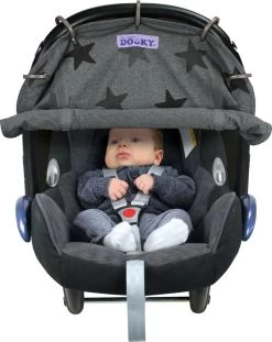 Dooky Cover Design Grey Stars -Babyproducten Verkoop image 14438