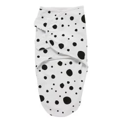 SwaddleMeyco Dots Zwart 4-6 Mnd