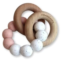 Chewie Basic Rammelaar Roze Gritt / Wit Gritt