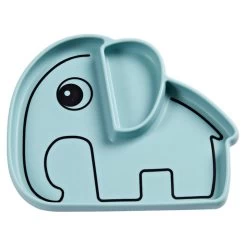 Done By Deer Siliconen Stick & Stay Bord Elphee Blue