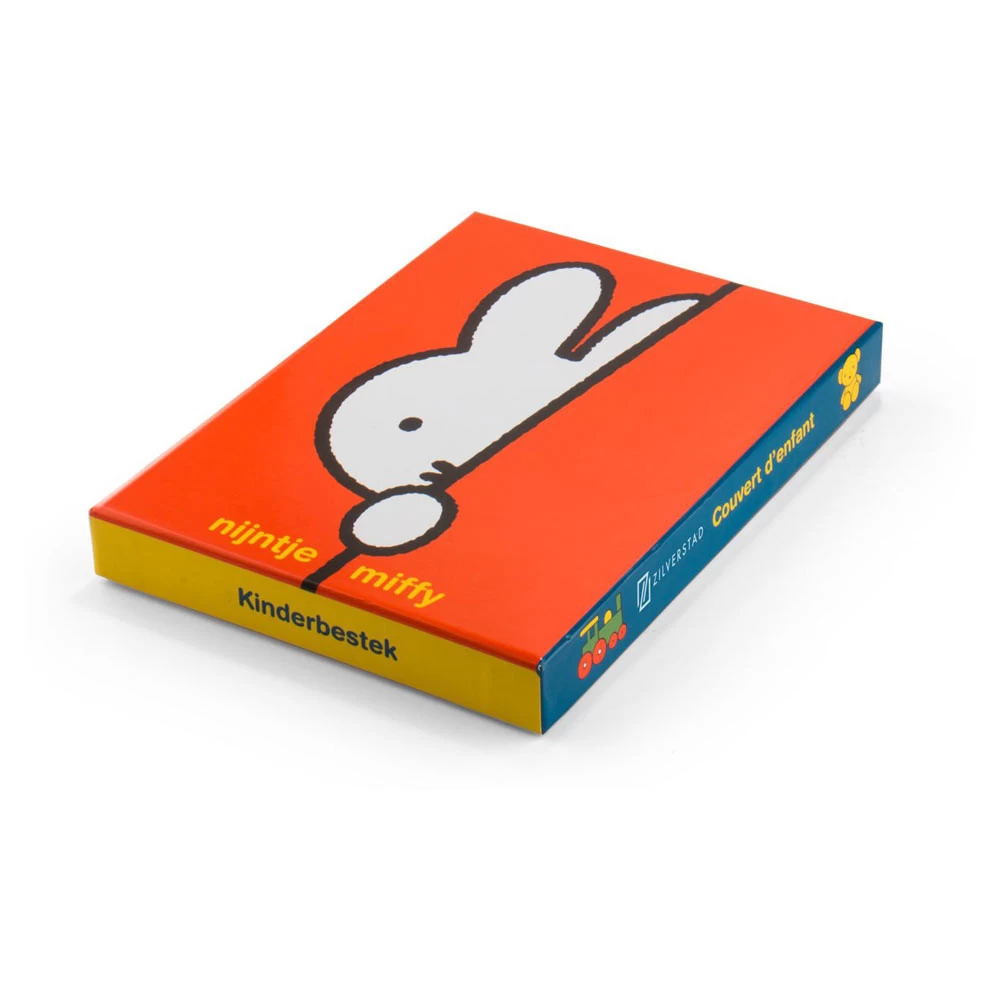 Zilverstad Kinderbestek Nijntje 4 Delig RVS 4 Zilverstad Kinderbestek Nijntje 4 Delig RVS - Afbeelding 2