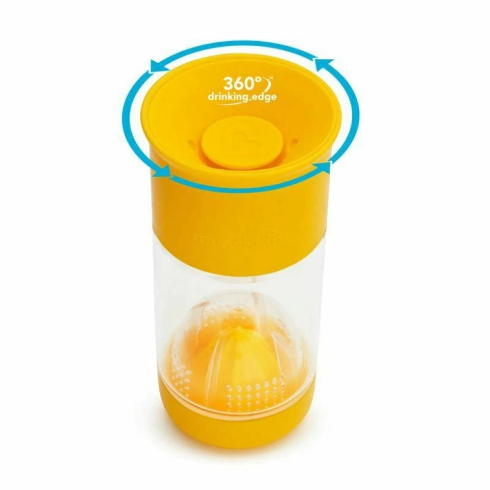 Munchkin Kid Miracle 360° Fruit Infuser Yellow 5 Munchkin Kid Miracle 360° Fruit Infuser Yellow - Afbeelding 3