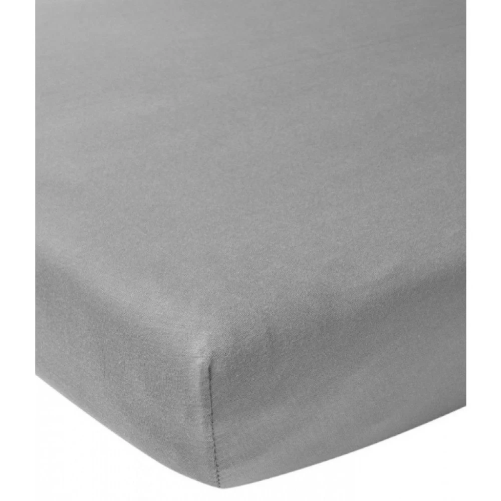 Meyco Jersey Hoeslaken 2-Pack Grey 60x120 Cm 4 Meyco Jersey Hoeslaken 2-Pack Grey 60x120 Cm - Afbeelding 2