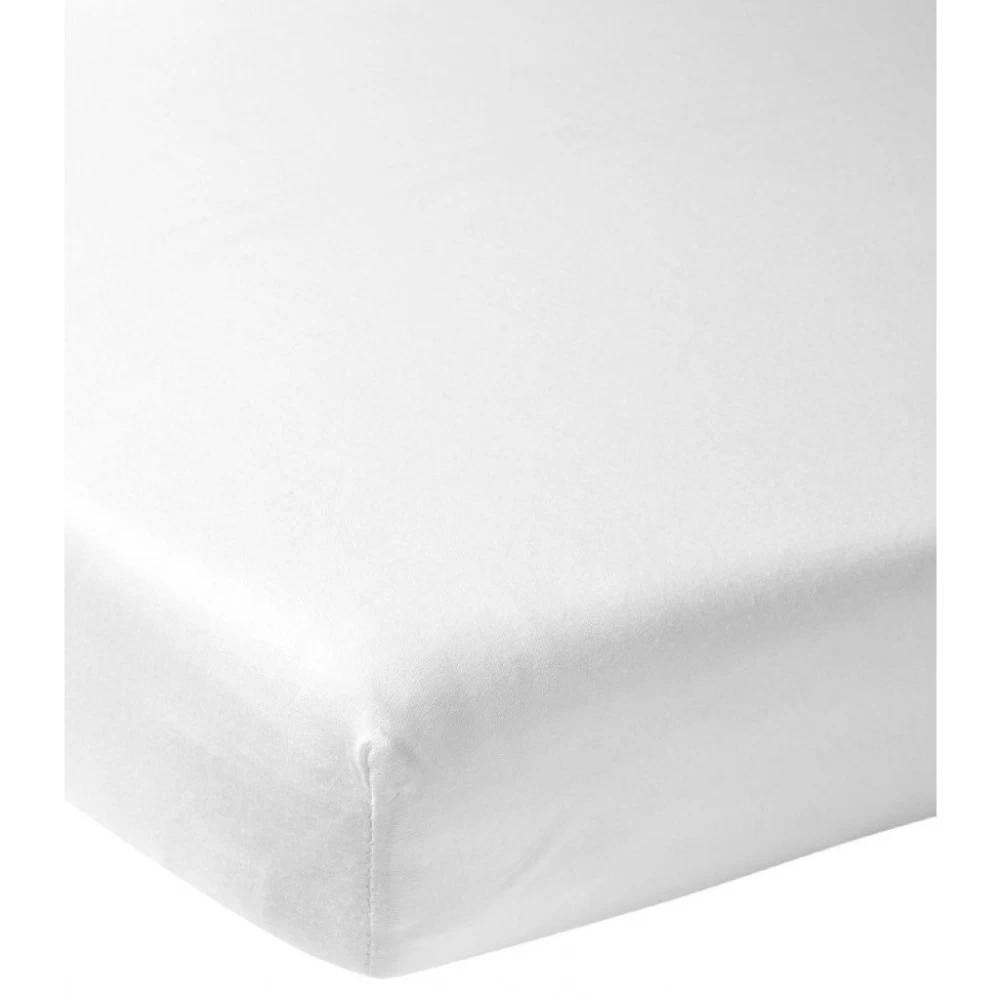 Meyco Jersey Hoeslaken 2-Pack White 60x120 Cm 4 Meyco Jersey Hoeslaken 2-Pack White 60x120 Cm - Afbeelding 2