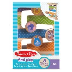 Melissa & Doug Safari Zig-Zag Toren -Babyproducten Verkoop image 19400