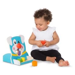 Melissa & Doug Spin & Feed Shape Sorter 11 Melissa & Doug Spin & Feed Shape Sorter -Babyproducten Verkoop image 19404