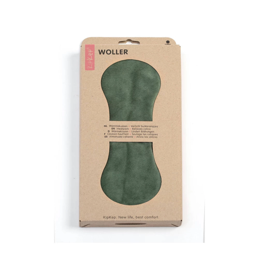 KipKep Woller Warmtekussen Calming Green 4 KipKep Woller Warmtekussen Calming Green - Afbeelding 2