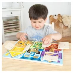 Melissa & Doug Speelbord Sloten En Grendels -Babyproducten Verkoop image 21497