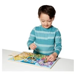 Melissa & Doug Speelbord Sloten En Grendels -Babyproducten Verkoop image 21498