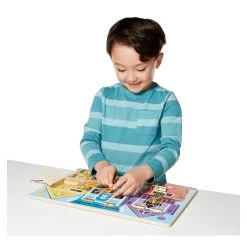 Melissa & Doug Speelbord Sloten En Grendels -Babyproducten Verkoop image 21499