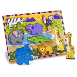 Melissa & Doug Houten Puzzel Safari -Babyproducten Verkoop image 21515