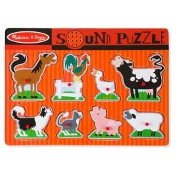 Melissa & Doug Geluidenpuzzel Boerderijdieren -Babyproducten Verkoop image 21551