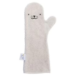 Nifty Baby Shower Glove Grey Seal