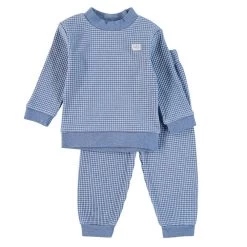 Feetje Pyjama Wafel Blue Melange