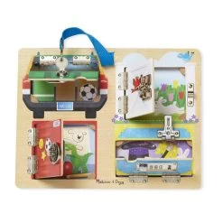 Melissa & Doug Speelbord 'Achter Slot En Grendel' -Babyproducten Verkoop image 24182