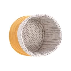 LÄSSIG Laessig Opbergmanden Set 3 Stuks Muslin Mosterd, 100% Organisch Katoen -Babyproducten Verkoop image 24282