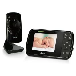 Alecto Babyfoon Met Camera En 3.5 Inch LCD Kleurenscherm Zwart