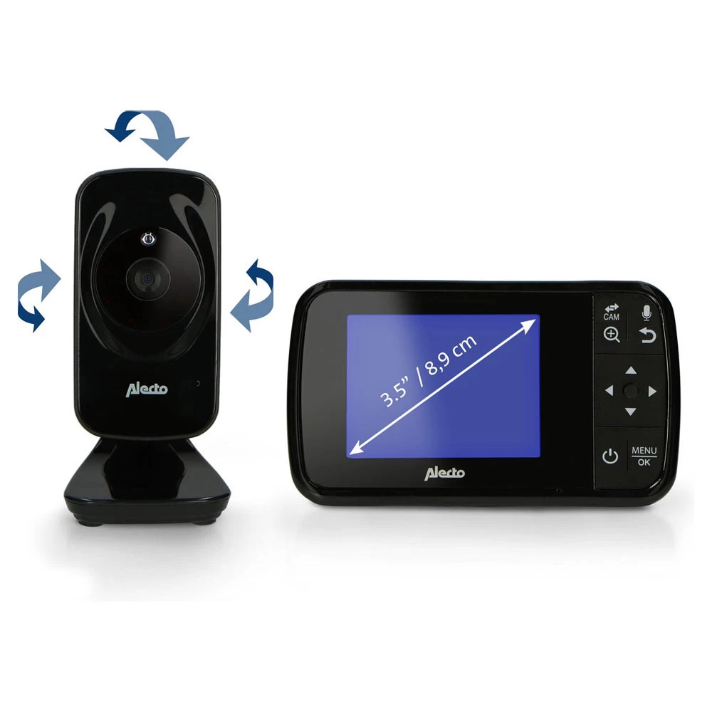 Alecto Babyfoon Met Camera En 3.5 Inch LCD Kleurenscherm Zwart 12 Alecto Babyfoon Met Camera En 3.5 Inch LCD Kleurenscherm Zwart - Afbeelding 10