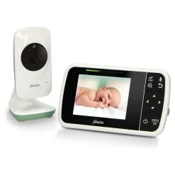 Alecto Babyfoon Met Camera En 3.5 Inch LCD Kleurenscherm Wit
