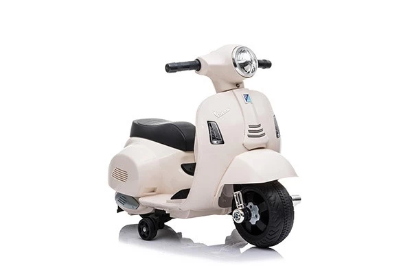 Electrische Vespa Scooter Creme 7 Electrische Vespa Scooter Creme - Afbeelding 5