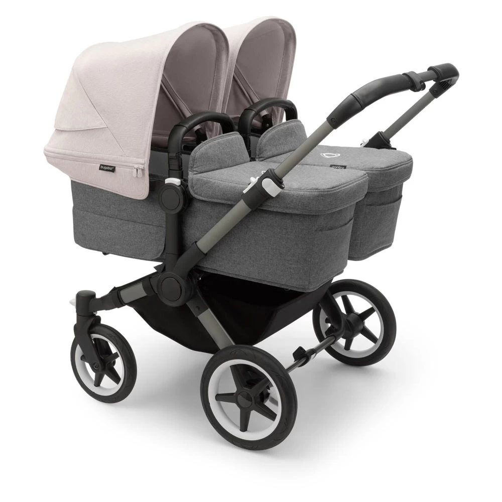 Bugaboo Donkey5 Twin Graphite - Grey Melange 3 Bugaboo Donkey5 Twin Graphite - Grey Melange