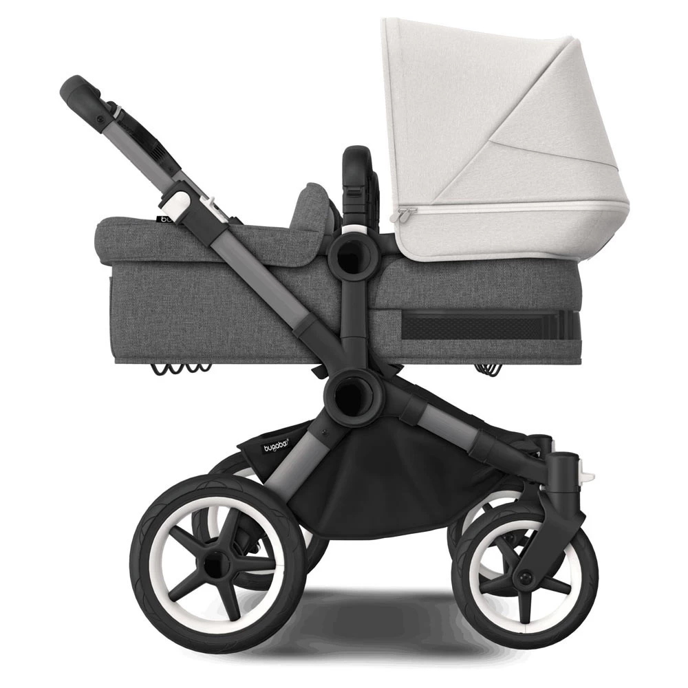 Bugaboo Donkey5 Twin Graphite - Grey Melange 6 Bugaboo Donkey5 Twin Graphite - Grey Melange - Afbeelding 4