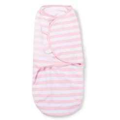 SwaddleMe Roze/Witte Streep Large 4-6 Maand