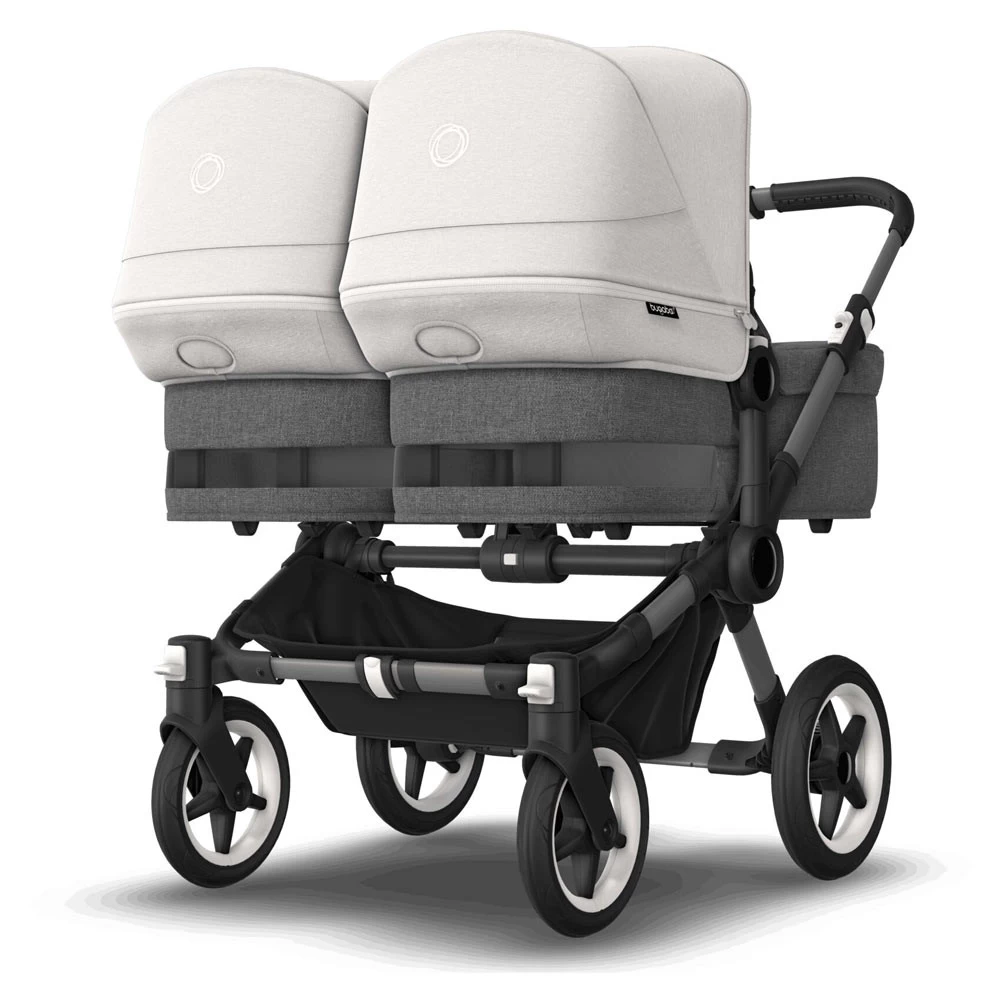 Bugaboo Donkey5 Twin Graphite - Grey Melange 8 Bugaboo Donkey5 Twin Graphite - Grey Melange - Afbeelding 6