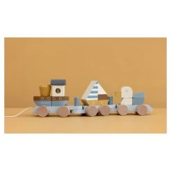 Little Dutch Blokkentrein Sailors Bay FSC 12 Little Dutch Blokkentrein Sailors Bay FSC -Babyproducten Verkoop image 28746