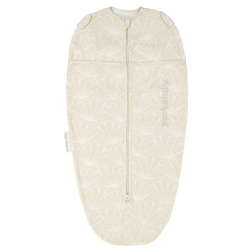 Puckababy Mini Inbakerslaapzak Cotton Seashell Sand 3-6 Maanden 3 Puckababy Mini Inbakerslaapzak Cotton Seashell Sand 3-6 Maanden
