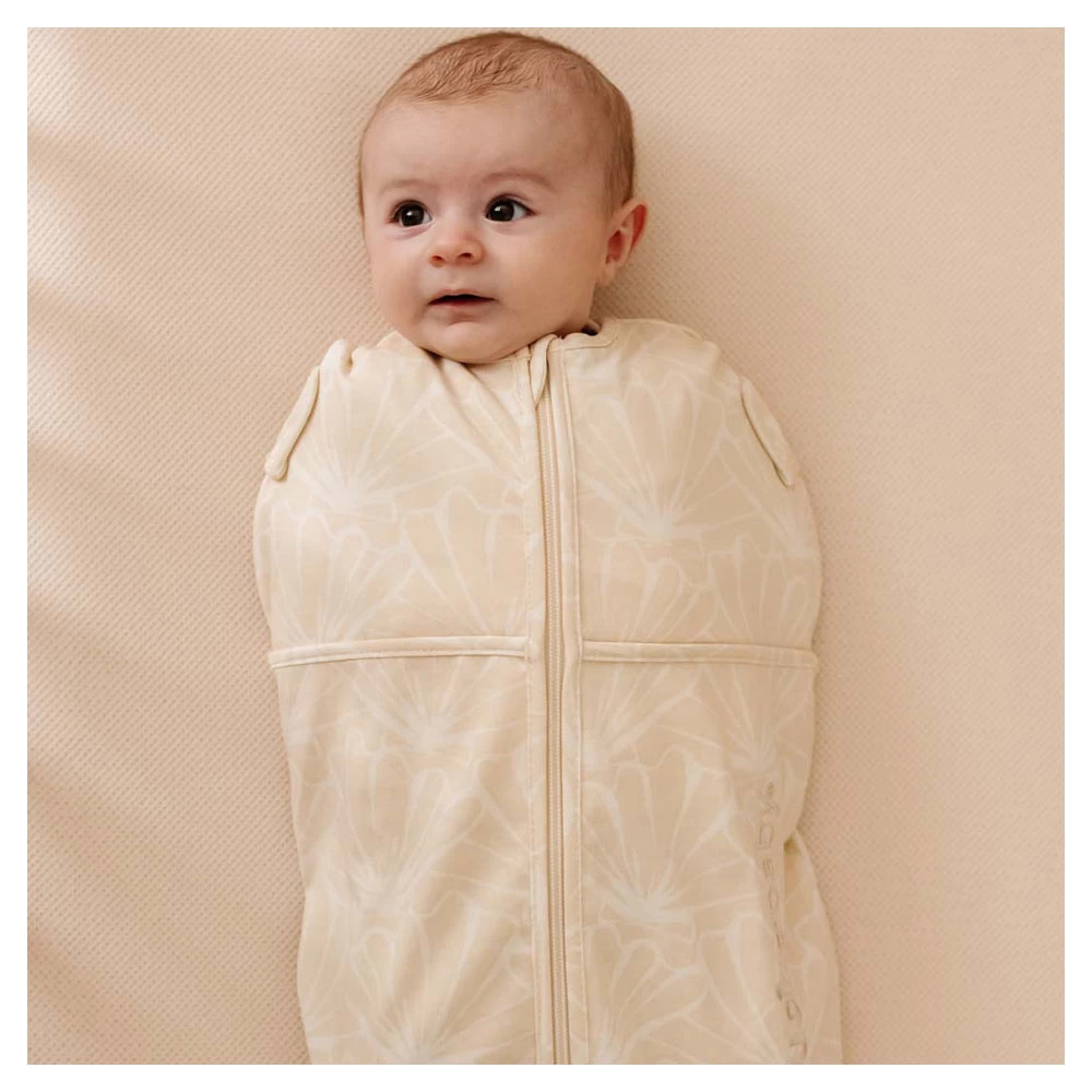 Puckababy Mini Inbakerslaapzak Cotton Seashell Sand 3-6 Maanden 4 Puckababy Mini Inbakerslaapzak Cotton Seashell Sand 3-6 Maanden - Afbeelding 2