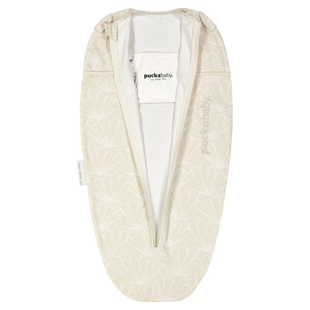 Puckababy Mini Inbakerslaapzak Cotton Seashell Sand 3-6 Maanden 6 Puckababy Mini Inbakerslaapzak Cotton Seashell Sand 3-6 Maanden - Afbeelding 4