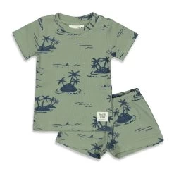 Feetje Premium Sleepwear Palm Parker Green