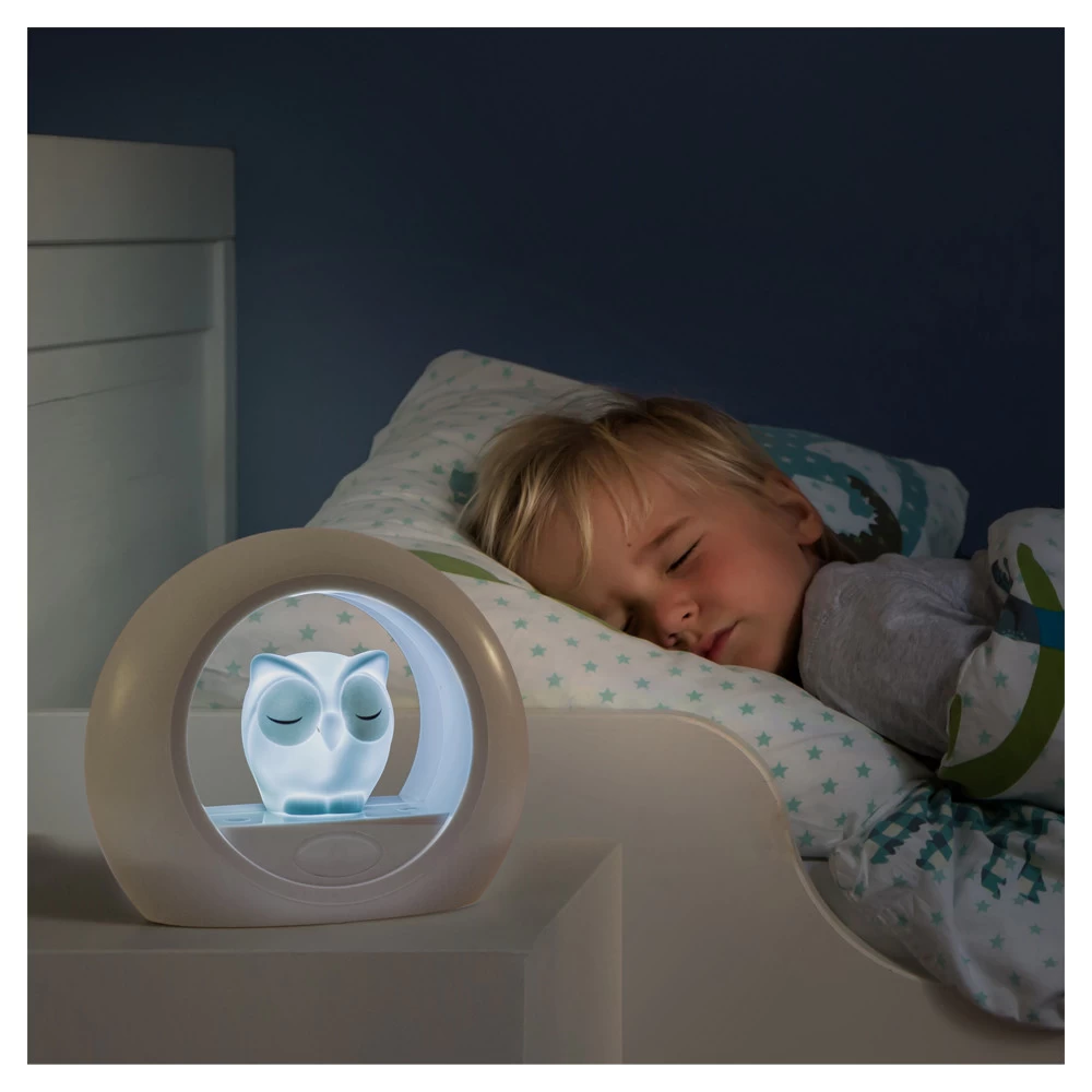 Zazu Nachtlampje Uil Grijs 4 Zazu Nachtlampje Uil Grijs - Afbeelding 2