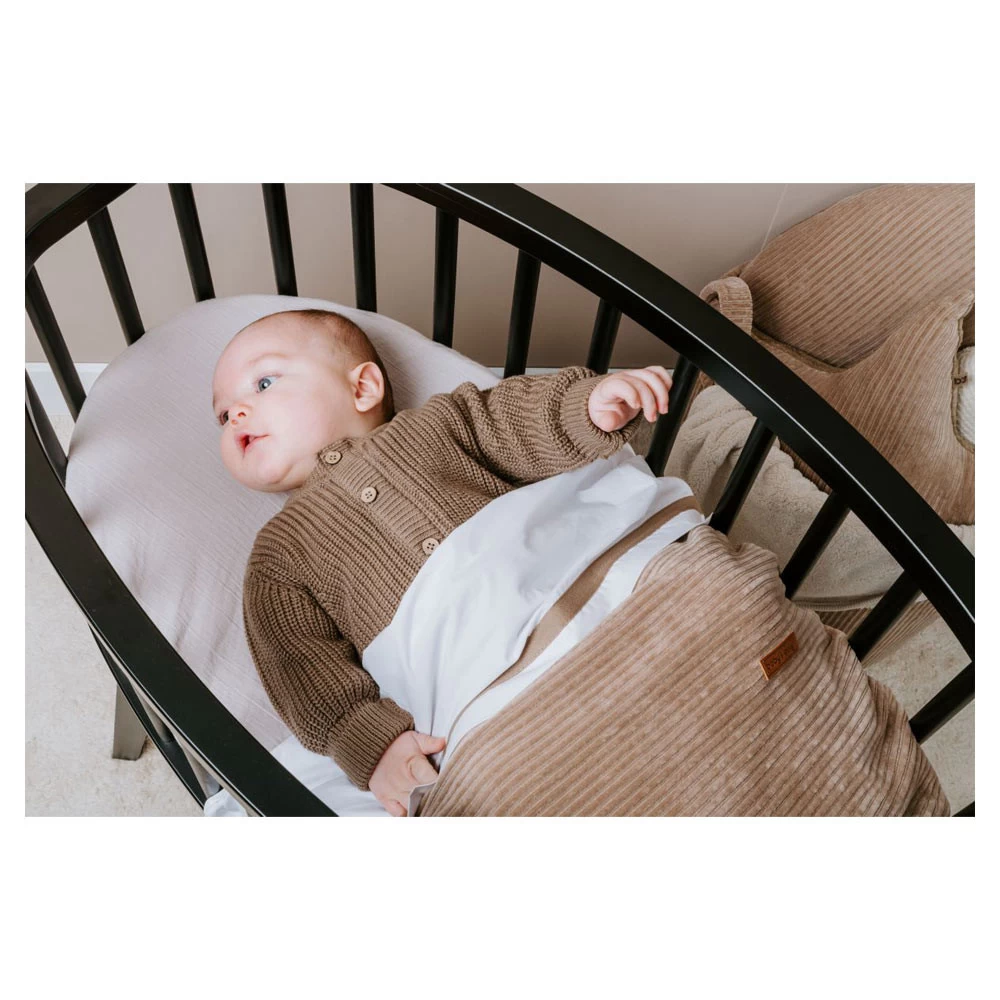 Baby's Only Ledikantdeken Teddy Sense Clay 4 Baby's Only Ledikantdeken Teddy Sense Clay - Afbeelding 2