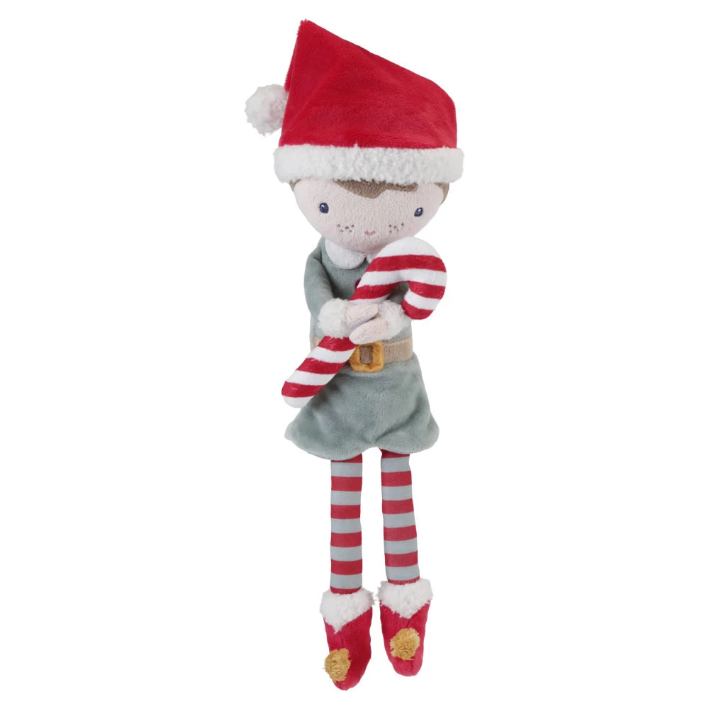 Little Dutch Knuffelpop Kerst Jim 35cm 3 Little Dutch Knuffelpop Kerst Jim 35cm