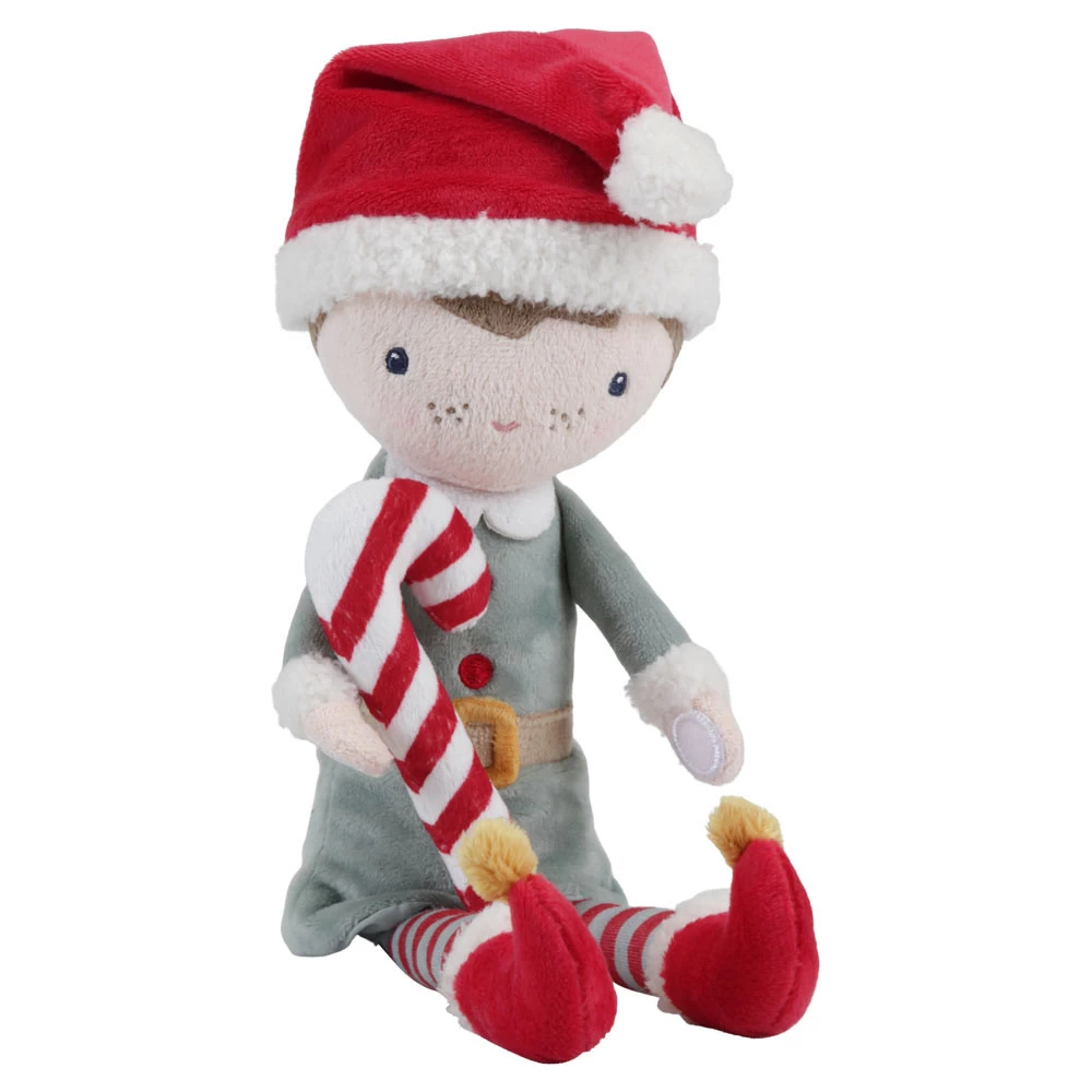 Little Dutch Knuffelpop Kerst Jim 35cm 4 Little Dutch Knuffelpop Kerst Jim 35cm - Afbeelding 2