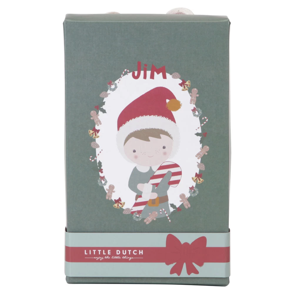 Little Dutch Knuffelpop Kerst Jim 35cm 7 Little Dutch Knuffelpop Kerst Jim 35cm - Afbeelding 5