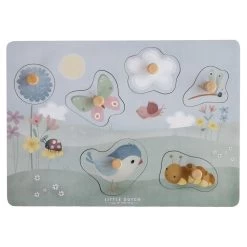 Little Dutch Voelpuzzel Flowers And Butterflies FSC