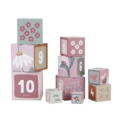 Little Dutch Stapelblokken Flowers And Butterflies FSC