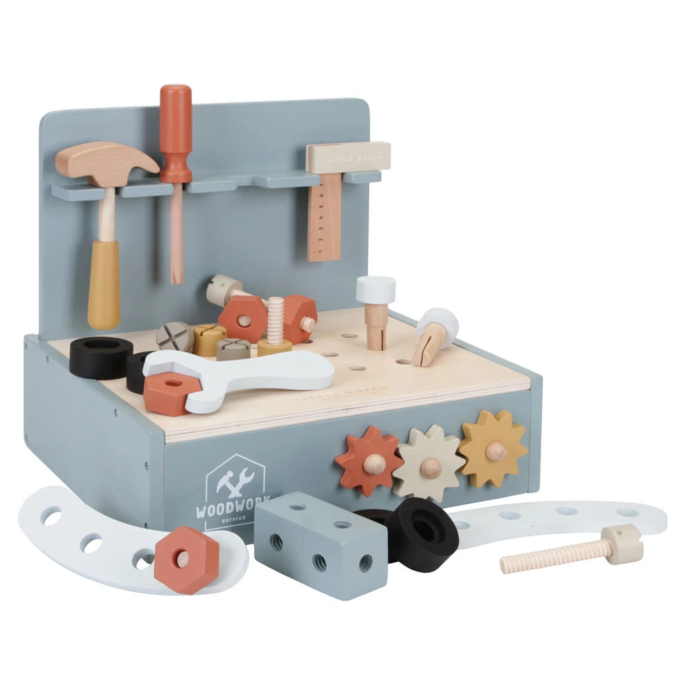 Little Dutch Mini Houten Werkbank FSC 5 Little Dutch Mini Houten Werkbank FSC - Afbeelding 3