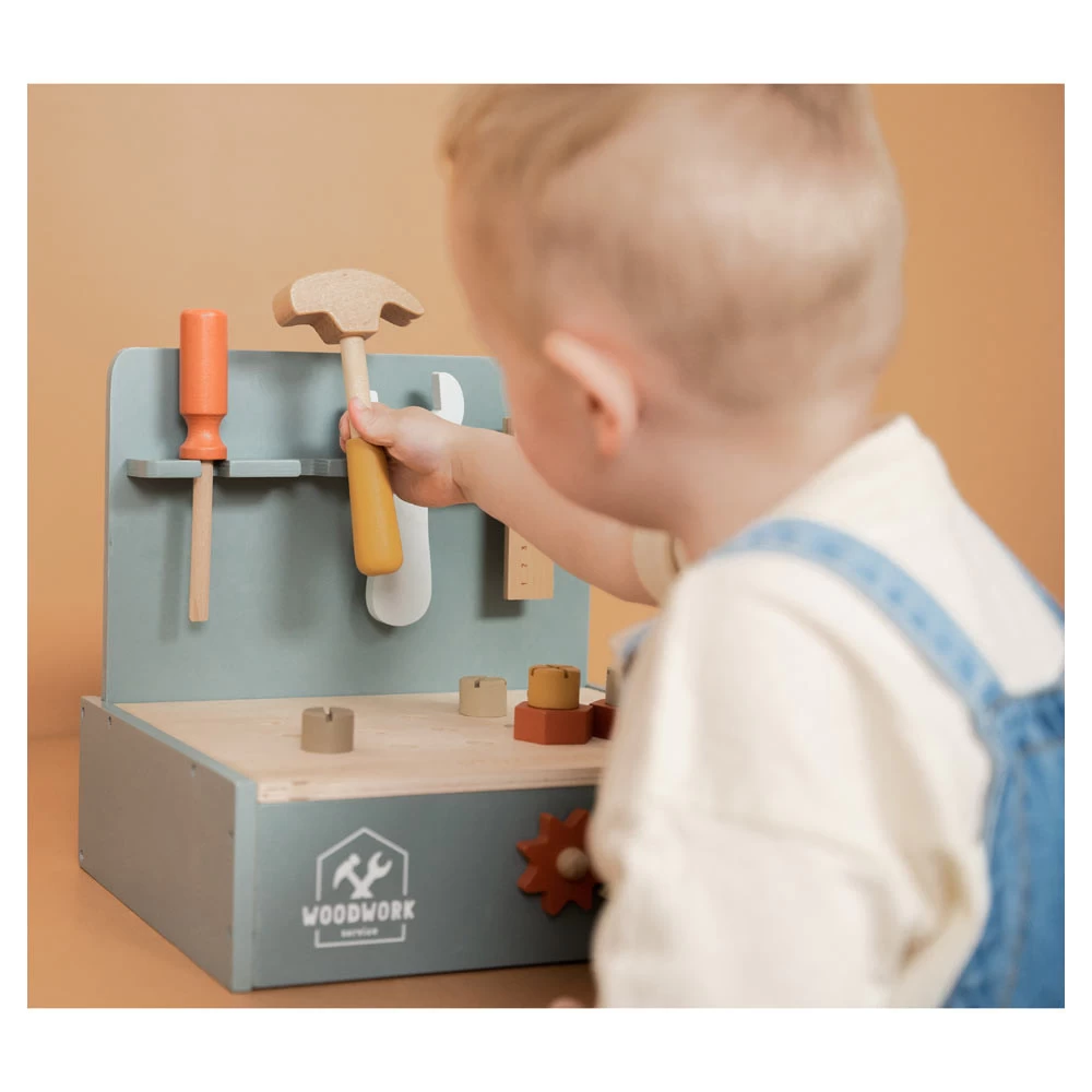 Little Dutch Mini Houten Werkbank FSC 11 Little Dutch Mini Houten Werkbank FSC - Afbeelding 9