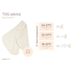 Puckababy The Gogo Newborn Cotton Seashell Sand -Babyproducten Verkoop image 31296
