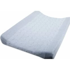 Baby's Only Aankleedkussenhoes Kabel Uni Lichtgrijs