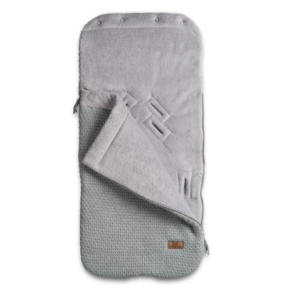 Baby's Only Voetenzak Autostoel 0+ Kabel Lichtgrijs 3 Baby's Only Voetenzak Autostoel 0+ Kabel Lichtgrijs