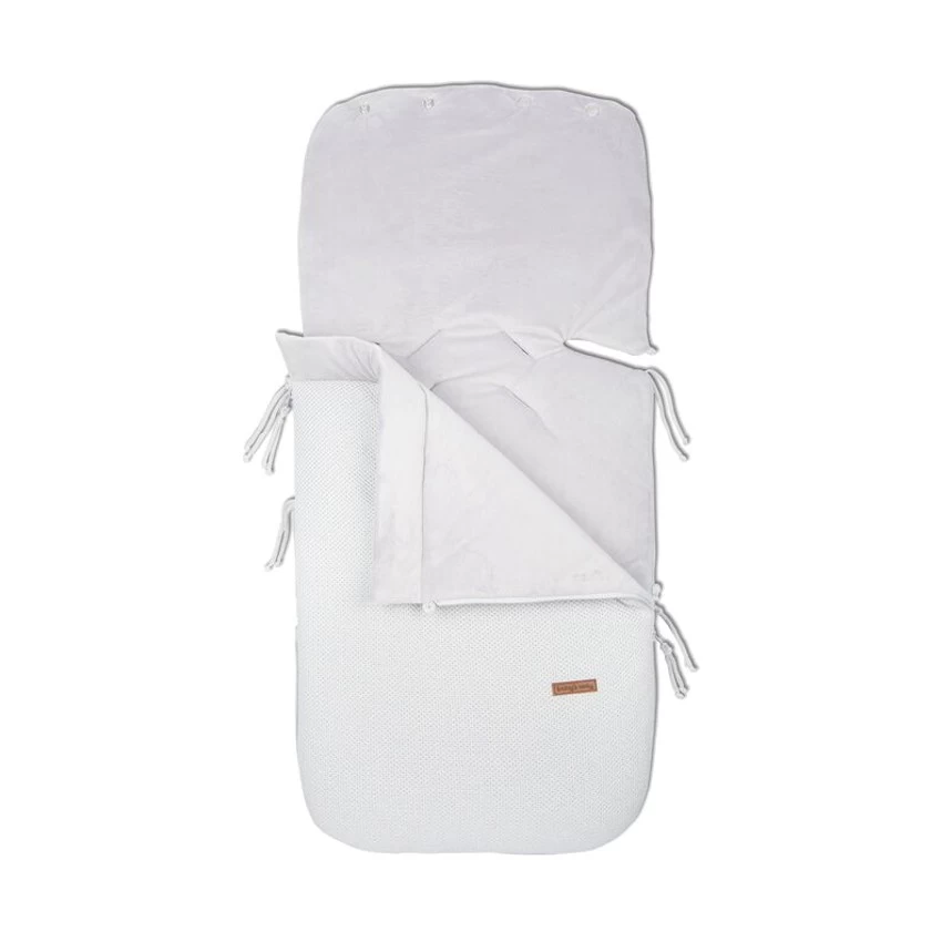 Baby's Only Voetenzak Autostoel 0+ Classic Zilvergrijs 3 Baby's Only Voetenzak Autostoel 0+ Classic Zilvergrijs