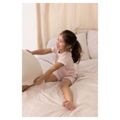 Feetje Pyjama Kort Summer Special Wafel Terra Pink -Babyproducten Verkoop image 32338