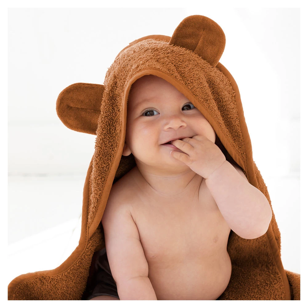 Nifty Handsfree Badcape Caramel 4 Nifty Handsfree Badcape Caramel - Afbeelding 2